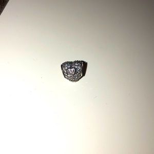 Pandora Sparkled Heart Charm